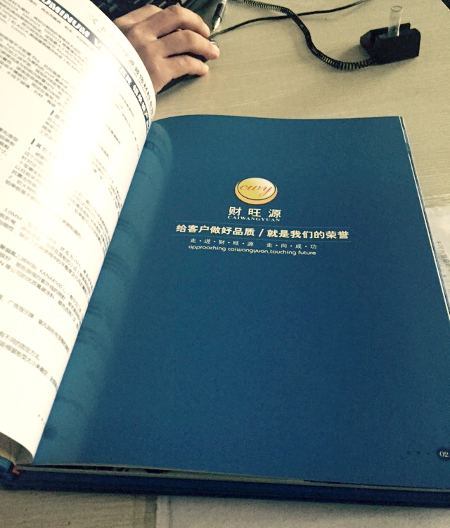 財旺源裝飾硬殼精裝畫冊內(nèi)頁